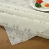 Toalha de mesa de PVC à prova d'água e à prova de óleo, tapete de mesa transparente, sem lavagem, toalha para mesa de centro, placa de cristal, capa de vidro macio, toalha de mesa com renda