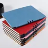 Cuaderno A6 logo personalizado papelería para estudiantes diario A5 cuaderno cuero suave simple bloc de notas de oficina para negocios al por mayor