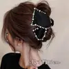 Novo Estilo de Verão Grande Presilha de Cabelo Triangular para Mulheres, Grampo de Cabelo de Alta Qualidade e com Volume para a Parte de Trás da Cabeça, Acessório de Cabelo de Renda