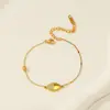 Pulsera Triángulo de Amor Dorado Lele Jewelry Acero Inoxidable Chapado en Oro Moda Casual Estilo Vacacional Joyería Joyería para Mano de Mujer