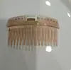 Peine Invertido con Letra H de Moda Coreana para Mujer 2025 Nuevo Estilo Flequillo y Cabello Despeinado en la Parte Posterior de la Cabeza Peine Acabado para el Cabello Tocado