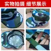 Chapéu de uniforme de treinamento militar, chapéu camuflado ajustável para homens e mulheres, verde grama e azul marinho para estudantes, estilo fino de verão para alunos do ensino fundamental II, ensino médio e universitário