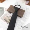 Corbata para hombre 8cm negra con cremallera sin nudo corbata perezosa para hombre a rayas de negocios casual británico corbata de tela TR