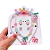 Set de Joyería de Collar Infantil Transfronterizo, Pulseras de Cuentas de Colores, Diademas de Dibujos Animados, Pendientes, Accesorios de Princesa para Niñas