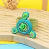 Pulsera de Aceite Esencial de Planta Giratoria de Dibujos Animados para Niños Tipo Brillo de Verano Creativa Linda Reloj de Aceite Esencial Trompo Luminoso