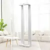 Manípulo de Porta de Vidro em Aço Inoxidável em Estoque do Fabricante, Manípulo de Montagem na Superfície Sem Furo, Manípulo Espesso de Vidro Prata