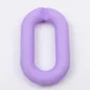 Plástico Acrílico Tacto de Mano Cadena de Color Pintura 24*39 Hebilla de Pegamento DIY Aro Abierto para Saltar Cadena de Bolsa de Joyería Accesorios