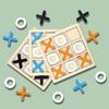 Weiweihu jogo da velha de madeira XO treinamento de raciocínio lógico para crianças interação pai-filho tabuleiro duplo jogo de xadrez e cartas brinquedos