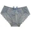 Embalado individualmente!!! Calcinha sexy feminina de renda vazada com laço, cintura média, para jovens senhoritas