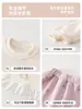 Sudadera linda para niñas, nuevo estilo primavera y otoño, top para bebé niña, cuello redondo, ropa infantil casual, Ropa infantil Anyang