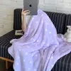 Patrón de Ola de Sal Marina ~ Manta Gruesa de Forro Polar, Manta para Siesta en la Oficina, Manta Sencilla para Arroparse, Manta para Sofá, Suave y Amigable con la Piel