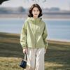 [El más vendido en la tienda] La popular chaqueta corta con capucha de este año 2025 Nueva Primavera y Otoño Versátil Talla Pequeña