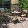 Mesas y Sillas de Ocio, Mesa de Café Pequeña, Mesa de Té, Mesa Auxiliar de Madera Maciza, Mesa Cuadrada, Mesa Larga, Conjunto de Mesa y Sillas Plegables, Nuevo Producto para Patio y Balcón
