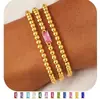 Pulseras de 12 Piedras de Nacimiento Amazon Transfronterizas, de Moda y Únicas, Estilo Europeo y Americano de Nicho, Pulseras Elásticas Apilables para Mujeres