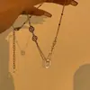 Collar Mujer Diseño Sensible Mariposa Ins Estilo Nuevo 2024 Cadena de Lana