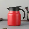 Jarras Térmicas para Café para Mantener Caliente/Frío, Acero Inoxidable, Recipiente Pequeño para Crema de Café, Tetera con Aislamiento al Vacío de Doble Pared, Dispensador de Bebidas de Leche para Fiesta en Casa