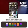 Plumón Marcador Acrílico de Doble Punta y Doble Color para Herramientas de Modelos Gundam de Metal, Pluma para Colorear Mechas, Pluma para Retoques y Reparación de Figuras