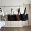 2026 Otoño Nuevo Bolso Tote de Personalidad Simple Bolso de Hombro de Gran Capacidad Estampado de Leopardo Moda Bolso de Hombro Simple para Mujeres