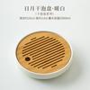 Bandeja de té redonda de madera Riyue Dry Pocketry para el hogar, juego de té Kung Fu simple, mesa de té pequeña con almacenamiento de agua, mar de té, juego de té