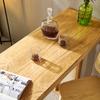 Nórdico moderno minimalista ins estilo Hotel B & B restaurante cafeteria madeira maciça rattan bar mesa e cadeira combinação