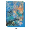Papel de Envoltura para Flores, Al por Mayor en Stock, Papel Engrosado Impreso Estilo Pintura al Óleo, Materiales de Envoltura para Ramos de Floristería, Papel de Envoltura para Flores