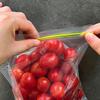 Bolsa autosellable para alimentos con doble gluten, bolsa gruesa para mantener frescos los alimentos en el refrigerador, bolsa autosellable imprimible, bolsa para almacenar alimentos vegetales, bolsa para subenvasado.