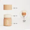 Botella de aplicador cilíndrico de desodorante personalizada de 15 ml de alto valor, tubo de bálsamo labial giratorio, desodorante en barra, material de empaque para mascarilla labial