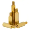 Columna de Cobre de Paso Único de Fábrica Columna de Aislamiento Hexagonal Tornillo de Columna para Chasis y Placa Base Soporte de Cabeza Única Espárrago de Cobre M2M3M4M5M6