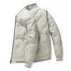 26 estilos de chaquetas de algodón de invierno de talla grande para hombre, abrigos de moda con cuello de béisbol, chaquetas casuales de invierno gruesas y modernas