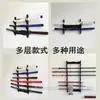Soporte para espada soporte de pared para espada soporte para armas blancas soporte para cuchillos sin perforación soporte de pared para flauta soporte para caña de pescar soporte para herramientas de pesca