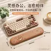 Apoio de pulso para mouse pad feito sob medida, suporte de pulso de esponja em formato de desenho animado, conjunto de mouse pad e apoio de pulso para teclado, designs personalizados disponíveis mediante solicitação