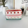 Nova Necessaire de Algodão Acolchoada Estampada, Grande Capacidade, Bolsa de Mão Portátil, Necessaire de Viagem, Bolsa de Armazenamento Multifuncional