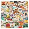 50 stickers australianos con características culturales únicas, grafitis arquitectónicos, pegatinas decorativas impermeables para teléfonos móviles y patinetas, al por mayor