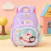 Mochila fofa de jardim de infância para meninas, pinguim de desenho animado, nova mochila respirável para meninos e crianças pequenas que estão entrando na escola
