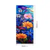 BL158 Mar de Flores Coloridas Transfronteiriço Vidro Colorido Adesivo PVC Sem Adesivo Película Eletrostática para Vidro de Janela Adesivo Decorativo de Vidro