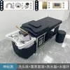 Lavabo Cerámico de Acero Inoxidable para Terapia Capilar, Lavado Estilo Tailandés, Circulación de Agua, Vaporización y Evaporación, Especializado para Salones de Belleza, Centros de Masaje y Peluquerías