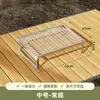 Grelha de acampamento externa, suporte elevado pequeno para grelha, portátil e fácil de usar, adequado para uso doméstico, com fogareiro a cartucho e suporte para chapa de grelha