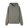 Sudadera con Capucha Corta de 360 g Estilo Boxy de Marca Moderna Color Sólido Holgada Chaqueta con Capucha Estilo Americano para Hombres y Mujeres Invierno Forro Polar Corte Holgado
