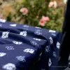 Ropa Nueva Tie-Dye Étnica Bai de Dali en Yunnan, Tela Qipao Teñida de Azul, Tela de Envoltura Furoshiki, Materiales de Decoración