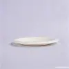 Venta al por mayor Vajilla de Pulpa de Caña de Azúcar Caja de Almuerzo Desechable Plato Redondo de 6 Pulgadas Plato para Pastel Biodegradable Plato Hecho a Mano Refrigerador Apto para Microondas