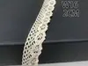 Em estoque toalha de mesa de renda de algodão acessórios decorativos hanfu feitos à mão renda renda requintada com renda vazada