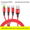Fábrica atacado um arrastar três linha de dados 1,2 metros multi-cabeça linha de dados de carregamento rápido trançado três em um linha de carregamento de telefone móvel