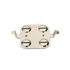 Fábrica en stock pieza de conexión de batería pieza de contacto hardware de batería resorte hardware piezas estampadas moldeo de chapa de hierro chapa de níquel