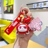Liquidación de colección de llaveros colgantes de personajes de dibujos animados IP auténticos, lindos colgantes de estrella-luna-conejo para bolsos de niñas, stock para vendedores ambulantes