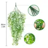 Estoque Transfronteiriço Simulação Jinzhong Verde Salgueiro Planta Rattan Artificial Flor Falsa Parede Pendurada Flor Trepadeira Pendente Plantas Decorativas para Casa