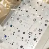 Verão 2025 Novos Adesivos para Unhas Artísticas a Laser Estrela Dopamina Coloridos Simples Diários DIY Adesivos de Unha Adesivo Traseiro