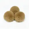 Directamente del fabricante: Bolas de Pelo Falso de Conejo de 8 cm, Accesorios de Bola de Felpa Coloridos para Ropa, Zapatos, Sombreros y Bolsos Hechos a Mano