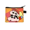 Nuevo Monedero de Dibujos Animados Crayon Shin-Chan para Estudiantes Hombres y Mujeres Bolsa de Almacenamiento de Poliéster Bolsa de Almacenamiento Personalizada de Moda Venta al por Mayor Caliente