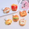 Brinquedo de Comida Fofo Chef Bun Desenho Animado Acessórios de Joias DIY Cola de Chantilly Resina Pequenos Acessórios Pacote de Material para Presilha de Cabelo