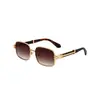 Gafas de sol cuadradas de moda europeas y americanas 2026 para hombre, Gafas de sol de moda para exteriores y conducción con protección UV para hombre, Transfronterizo